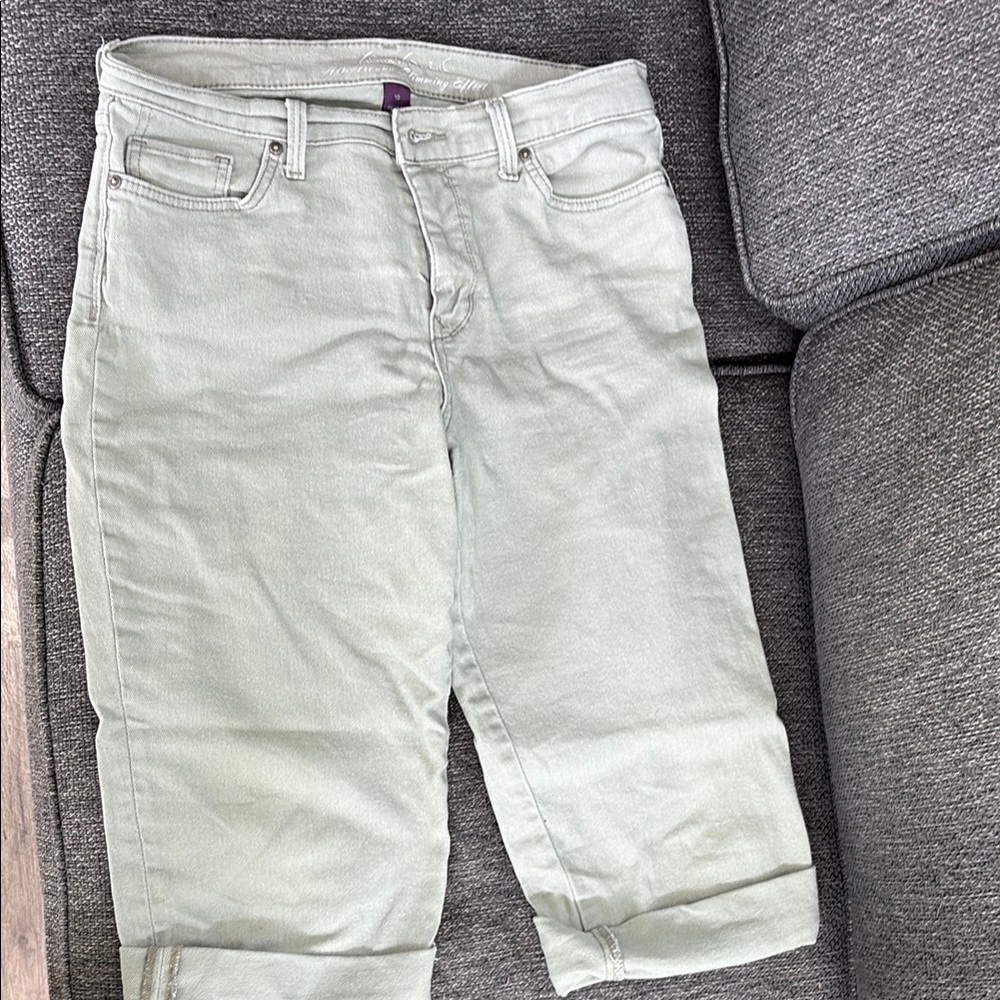 Gloria Vanderbilt Gray Ankle Cropped capris